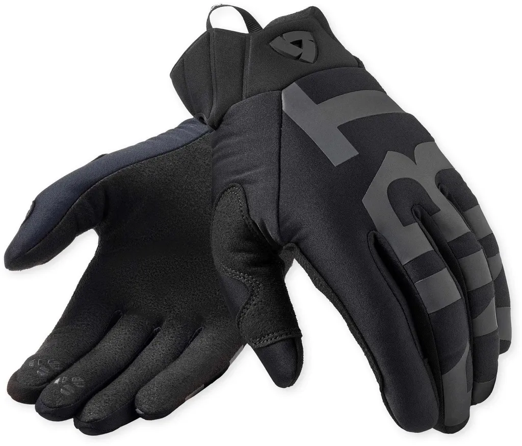 Gants Revit Coast Motocross 3XL Noirs - Paume Renforcée et Grip Max