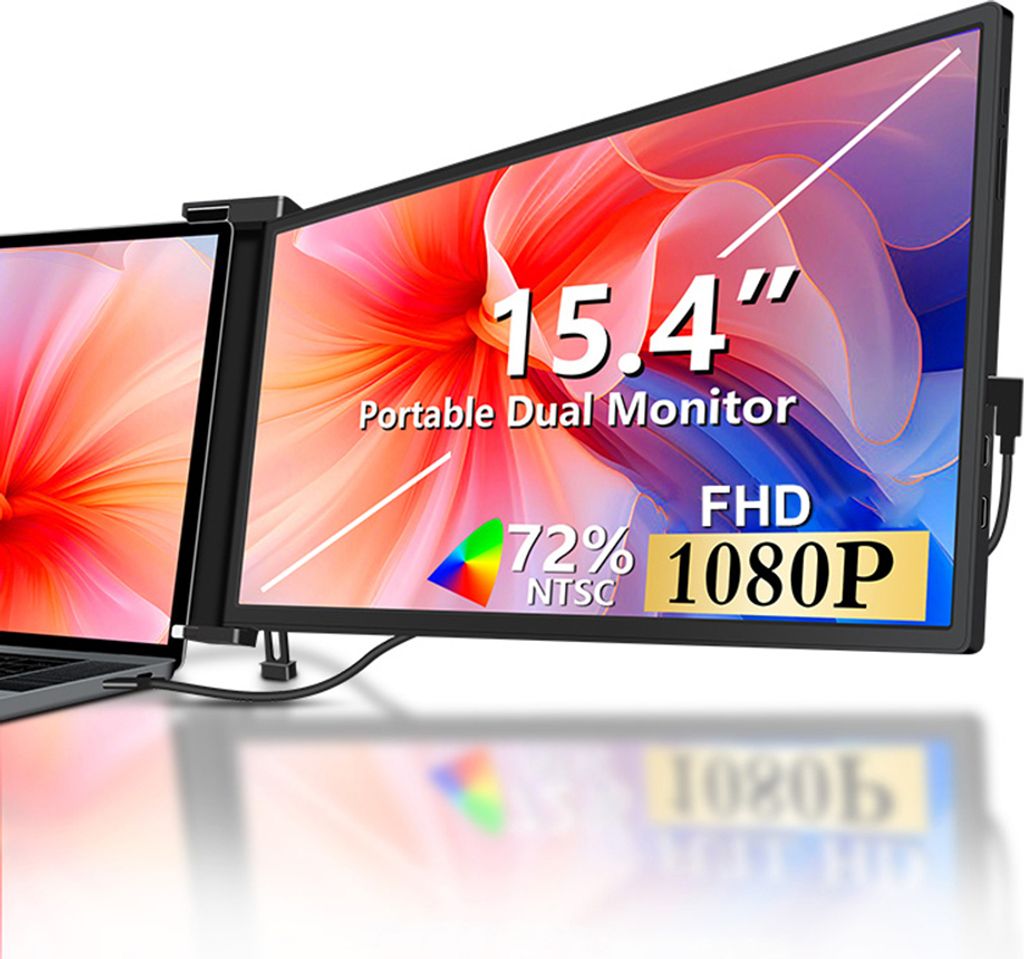 15,4" rozšiřující obrazovka pro notebooky, přenosný monitor Obrázek produktu 