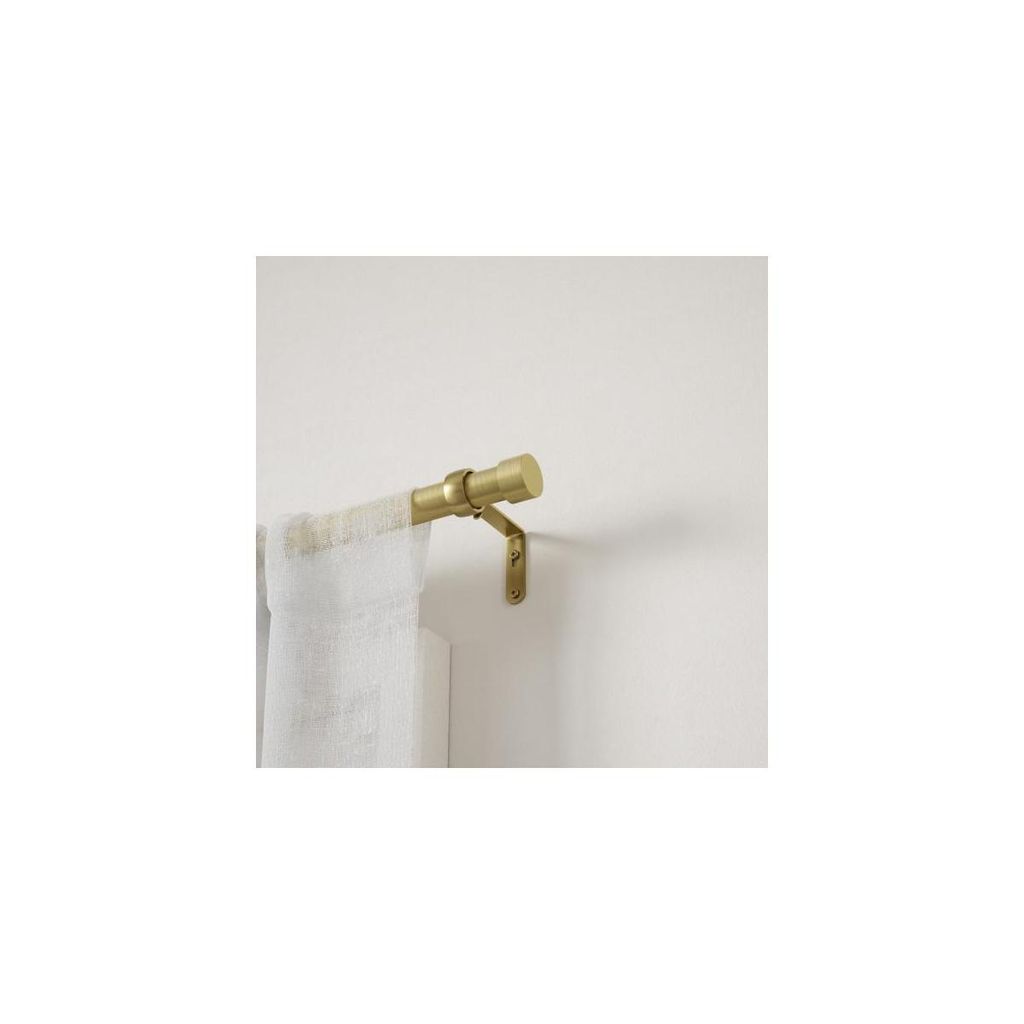 Umbra Teleskop-Gardinenstange Cappa, Vorhangstange, Stahl, Gold, 305 - 457 cm, 1021411-240