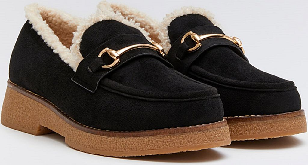 Buonarotti Damen Loafers - Mocassins Schwarz Größe: 38