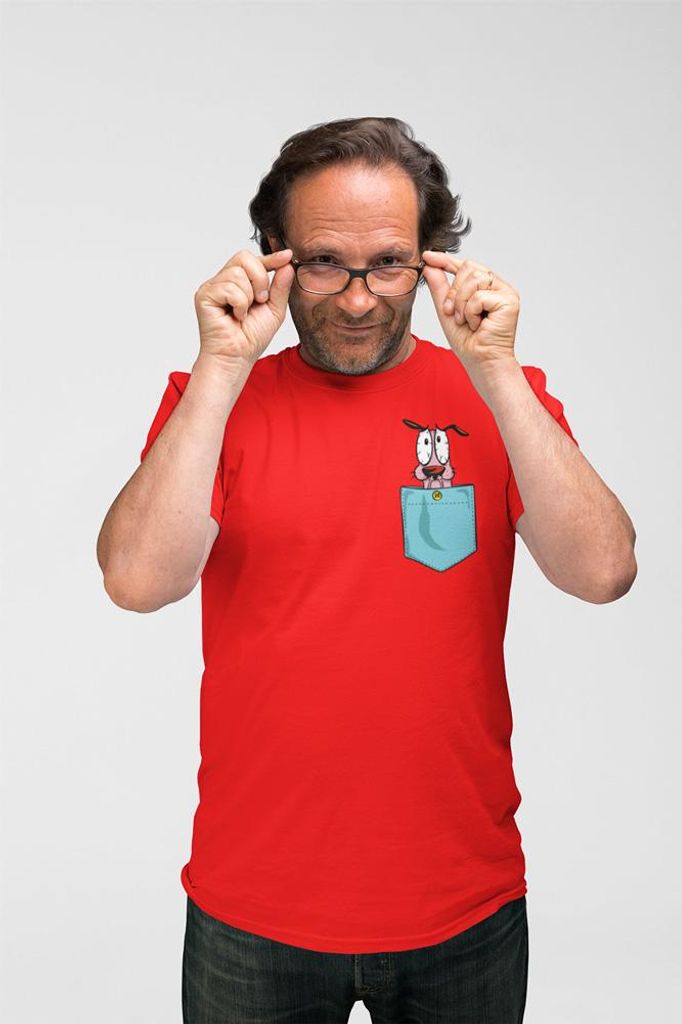 D&B Uni Polo PO00008 Courage Dog Pocket Rot-Größe 3XL