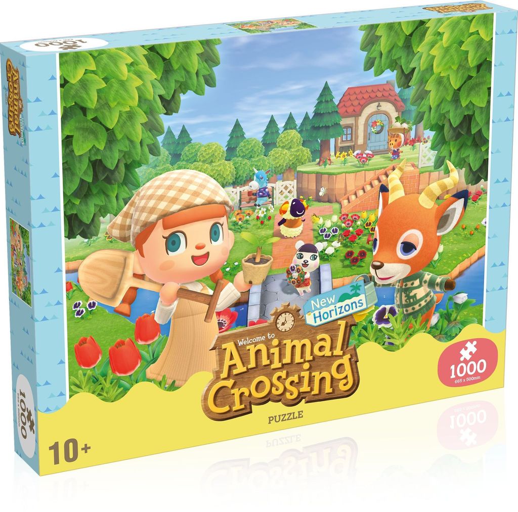 Puzzle Animal Crossing 1000 Teile Größe 66,5 x 50 cm Produktbild 