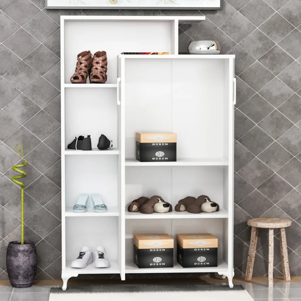 Skye Decor Sanat - Armoire multifonctionnelle blanche 90x29,5x140 cm