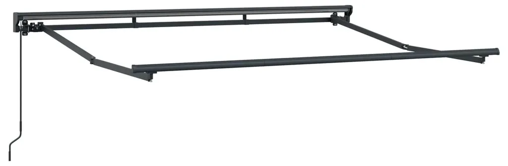 Cadre de store manuel en acier anthracite 2,5 x 2 m - Structure robuste