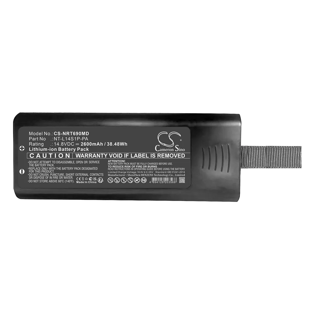 Batterie Northern Virgo remplace 022-000069-00 NT-L14S1P-PA Techtek