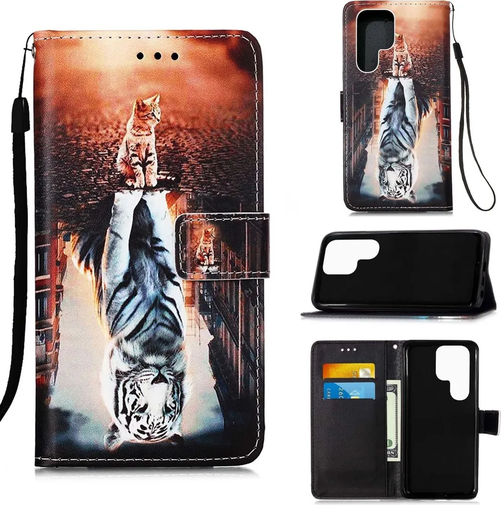 Per Samsung Galaxy S22 Ultra 5G Custodia in per cellulare Motif 1 Cover Case