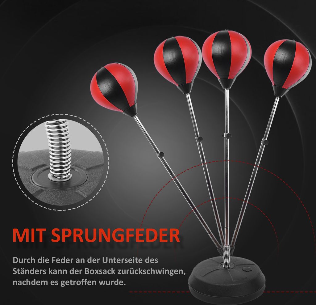 HOMCOM Punchingball Set Standbox Training Set Produktbild 7