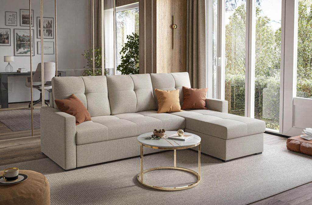 Ecksofa SCANDI mit Schlaffunktion Inari 22