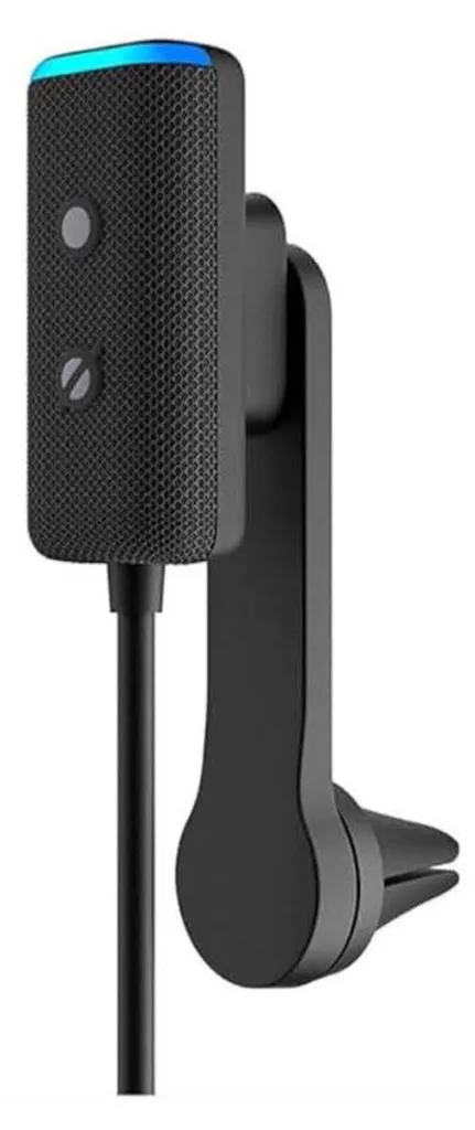 Amazon Echo Auto 2ème génération - Assistant Alexa Noir pour Voiture