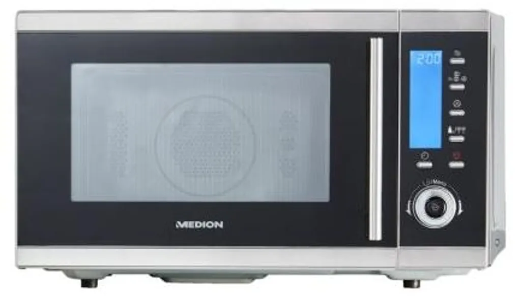 MEDION MD 15501 Micro-ondes 4 en 1 Combiné 25L 900W avec Gril Argenté - 7