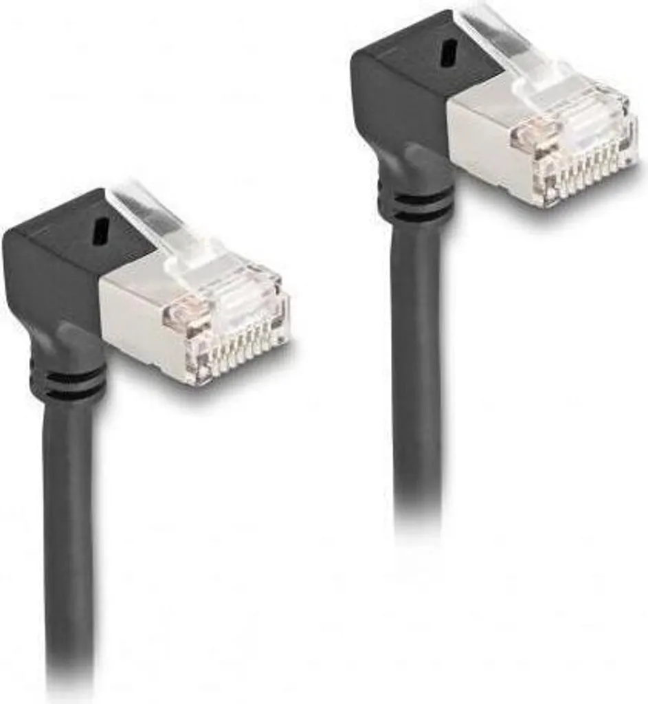 Cavo Patch Delock Slim Cat.6A - Soluzione Salva-Spazio Ufficio e Rack