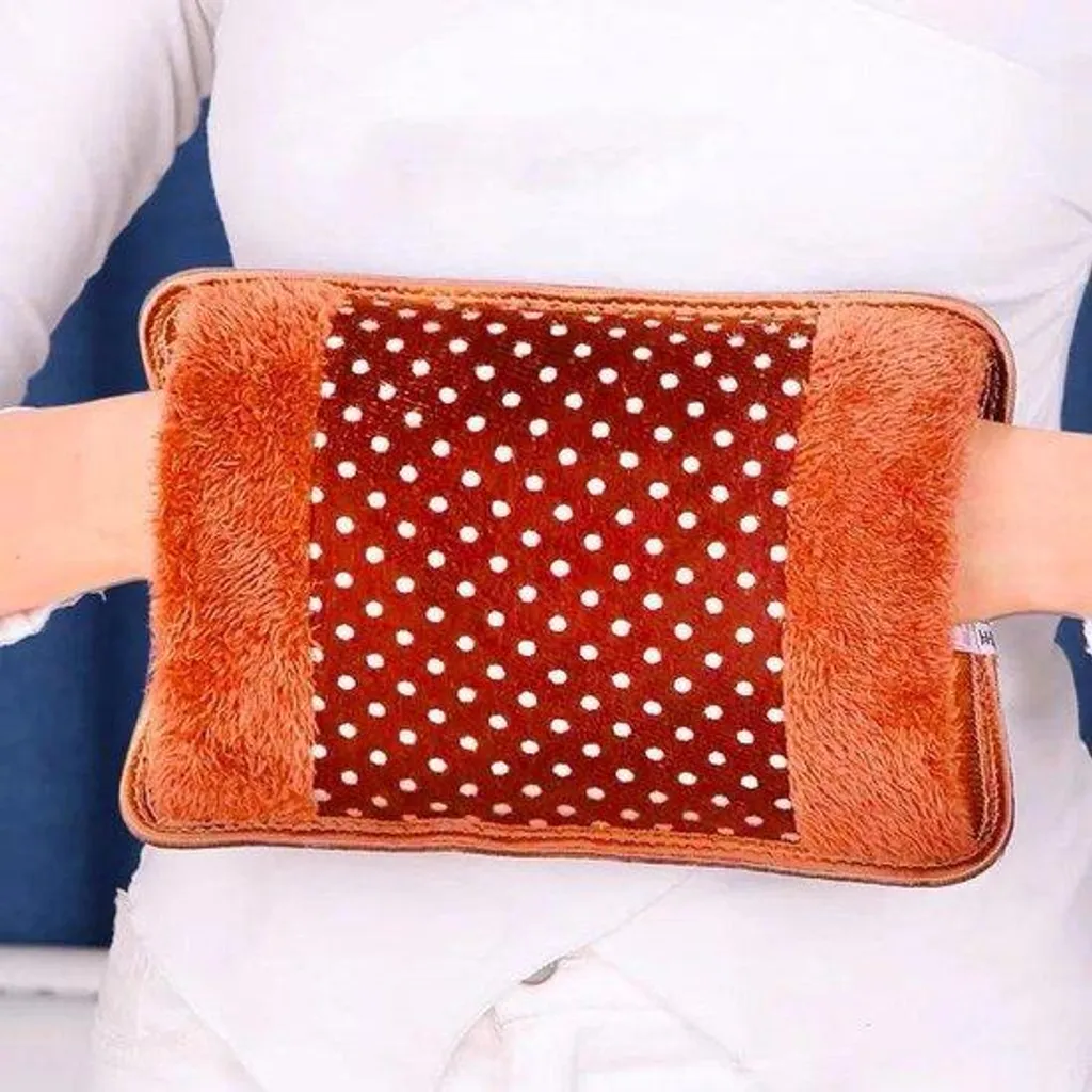Bouillotte portable beige : soulagez vos courbatures rapidement