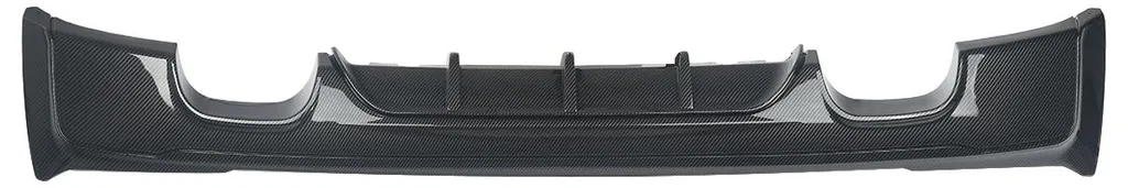 Diffuseur Arrière Style M Performance Look Carbone Quad d'Échappement - 4