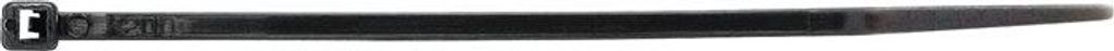 Kabelbinder L.290mm B.3,6mm PA schwarz (UV-beständig) 100St./Btl.
