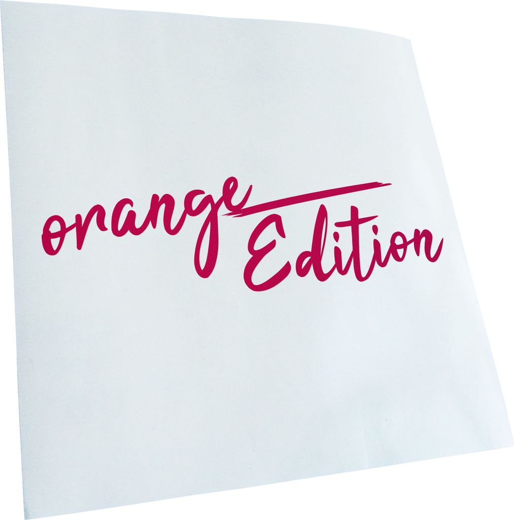Kiwistar - Autoaufkleber - Orange Edition - Pink - 60x18cm - Aufkleber für Auto, Laptop, Fahrrad, LKW, Motorrad mehrfarbig JDM Decal Racing