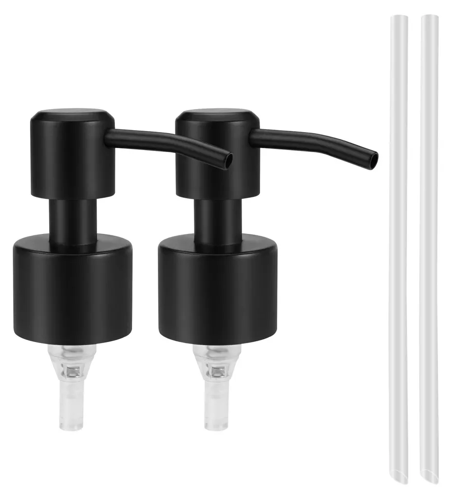 Pompe double pour shampoing et savon adaptée aux bouteilles 28 mm