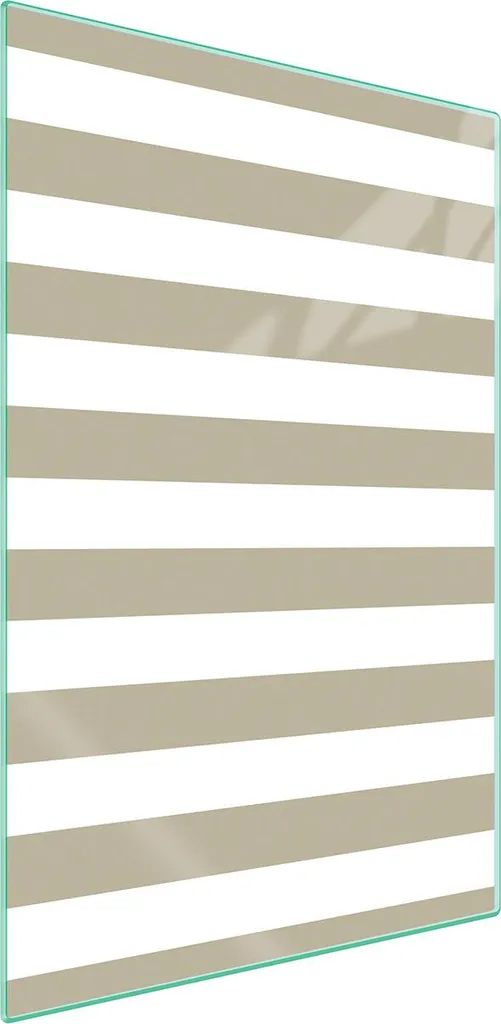 Tagliere in Vetro Temperato 35x52 Strisce | Copri Piano Cottura
