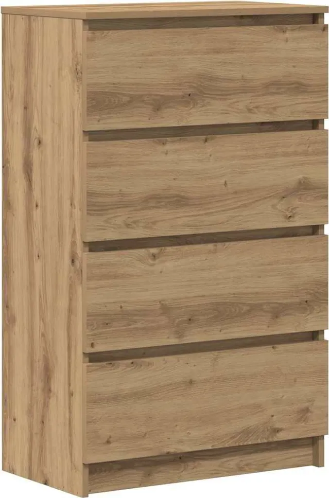 Mobile Credenza 60 cm Rovere Artisan - Arredo Moderno Materiale Bio