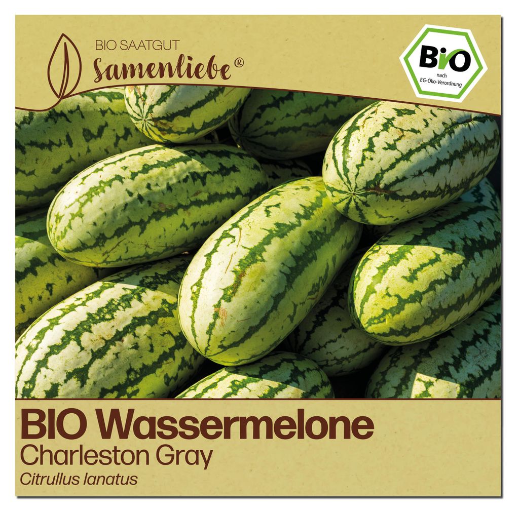 Samenliebe  Melone Samen | Charleston Gray - rot & groß - Produktbild 