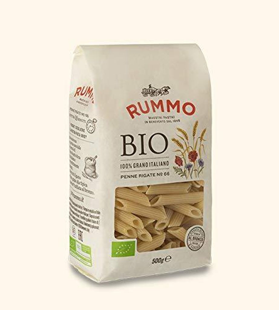 Rummo - Biologisch Penne Rigate n.66 Bronze Gezeichnete - Produktbild 