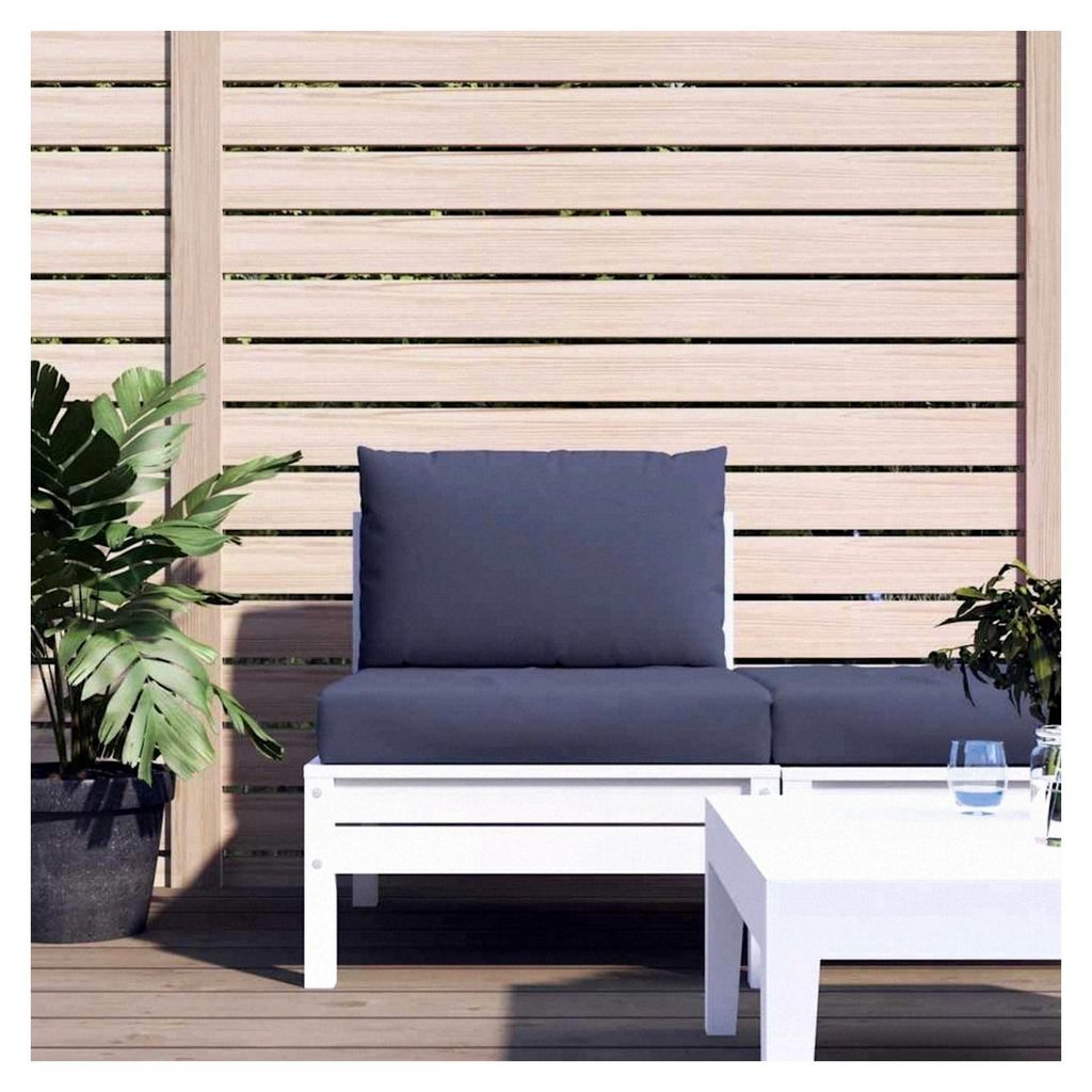 Palettenkissen 2 Stück. Marineblau Stoff Stil Outdoor Garten Kissen Sitzkissen für Europaletten Sofa-Mittelstück