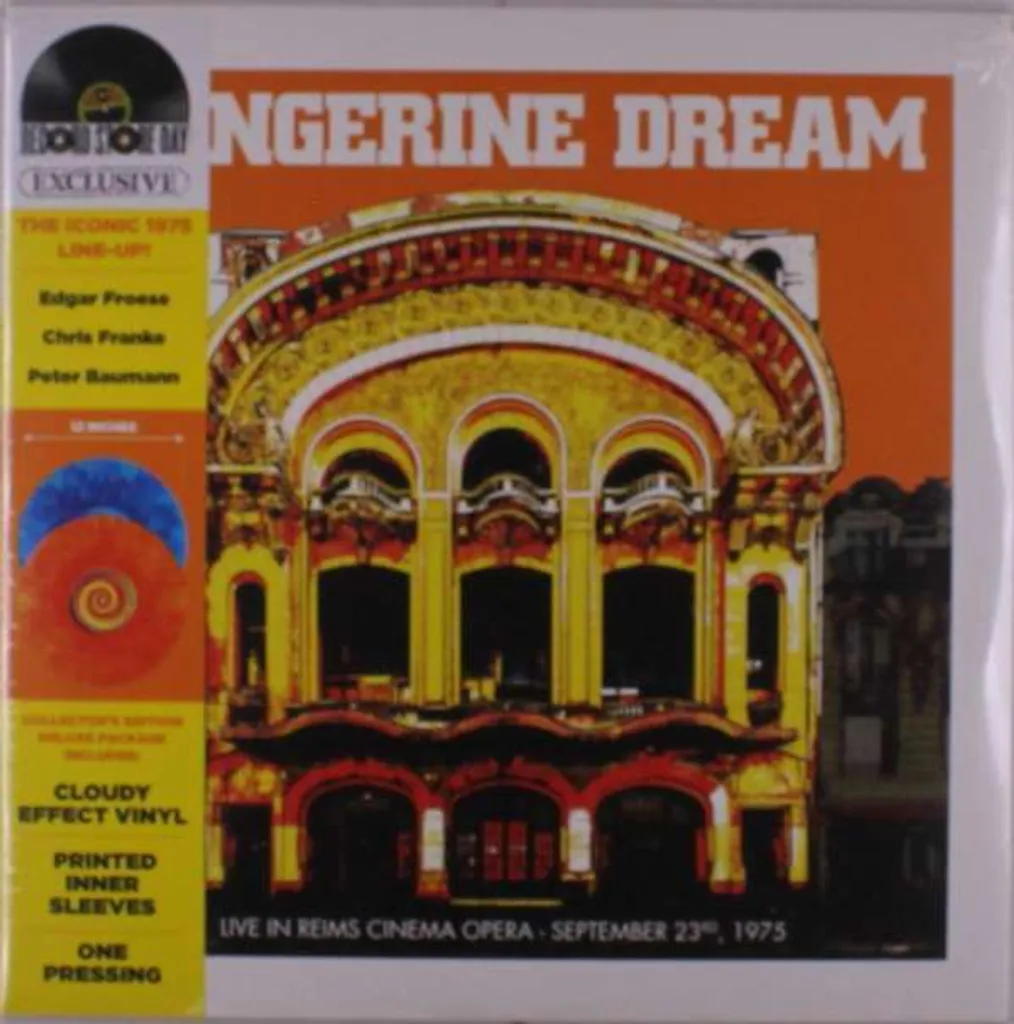 Tangerine Dream Live At Reims Cinema Opera Vinyle RSD Édition Deluxe