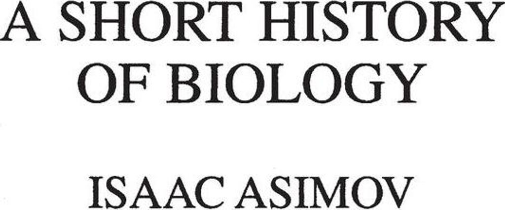 A Short History of Biology