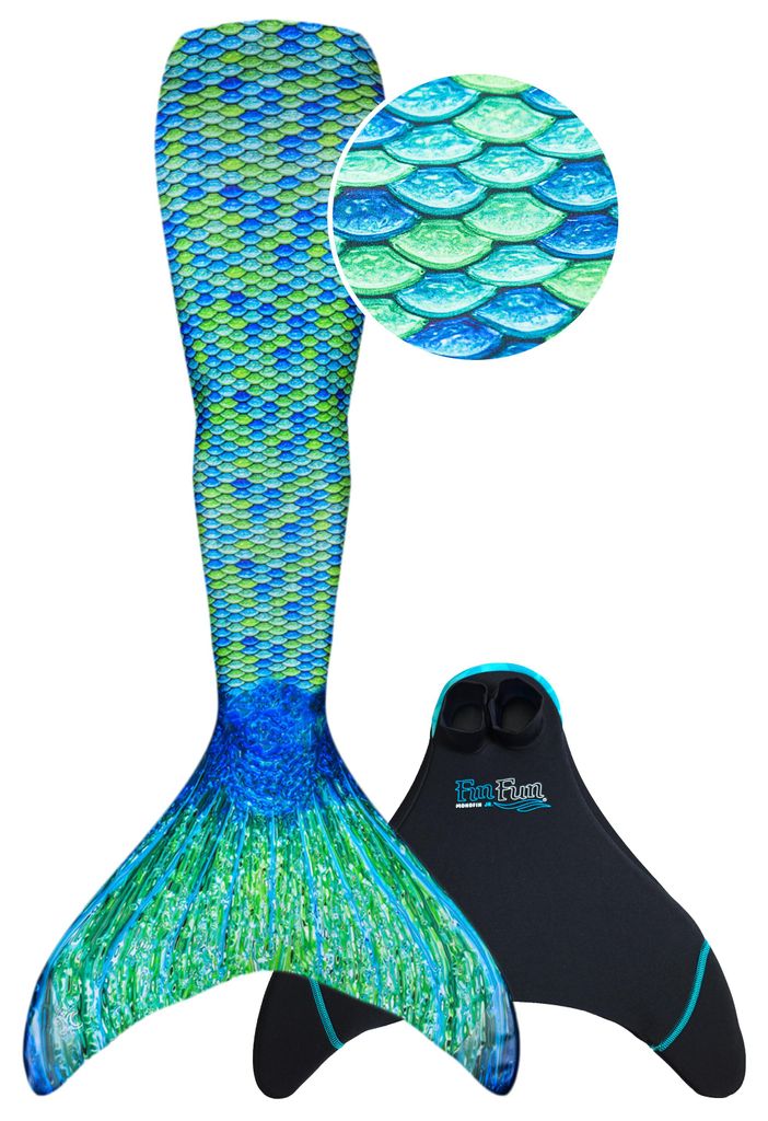 Fin Fun Aussie Green, Youth S (110-122) Produktbild 