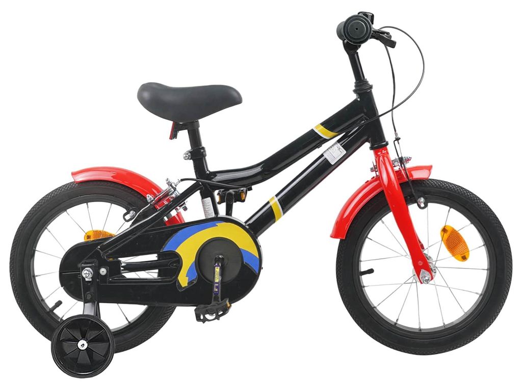 Möbel Kinderfahrrad 16 Zoll für 4-6 Jahre alt Schwarz RotJugend- & Kinderfahrräder - Jugend- & Kinderfahrräder c6421