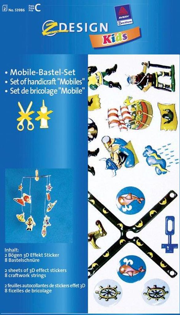 Bastelset Mobile Wikinger Produktbild 