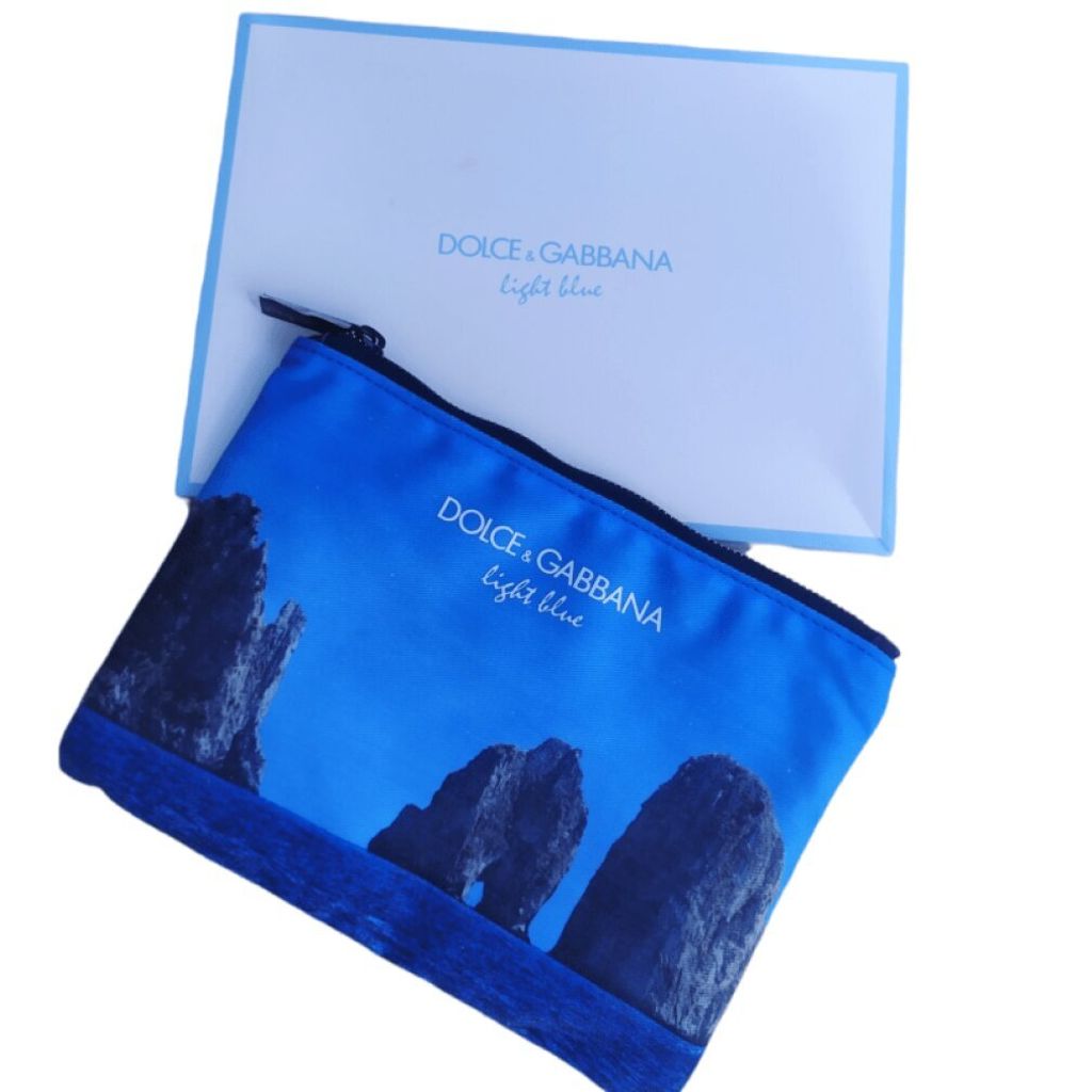 Borsa da toilette azzurra Immagine del prodotto 