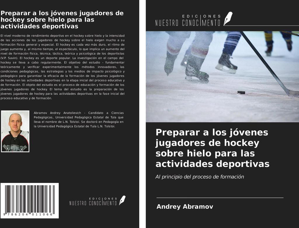 Preparar a los jóvenes jugadores de hockey sobre hielo para las actividades deportivas