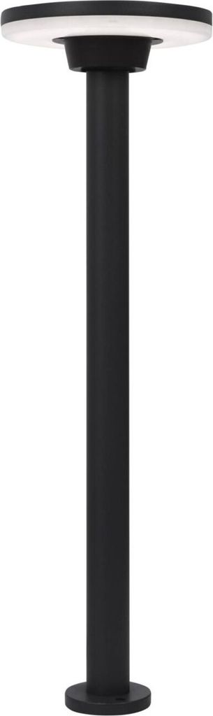 Nova Luce SUITE LED Wegeleuchte Schwarz 10W IP54 Warmweiss 18x18x60cm 9207168