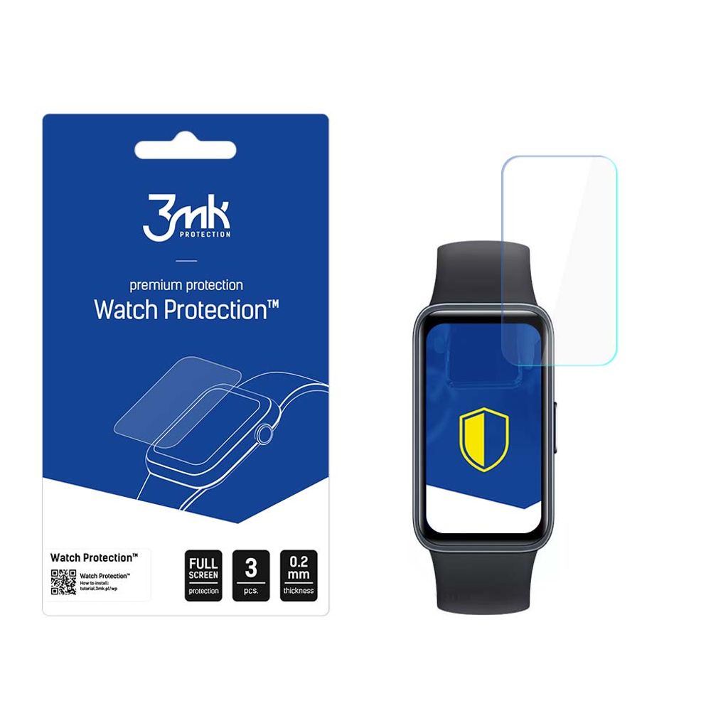 3mk Display Schutzfolie Watch Protection für HUAWEI Band 8 0,2mm (3 Stück)