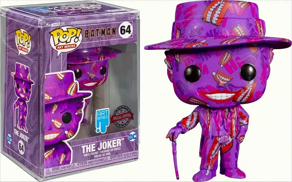 Figurine de Collection Joker 64 Art Series Funko Pop Batman en Vinyle