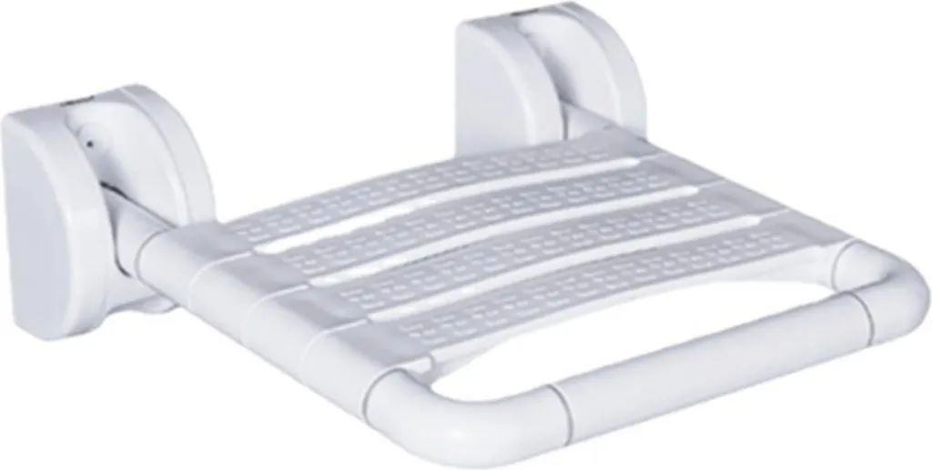Siège de douche mural pliant antidérapant et compact - Modèle Ergo+ 32cm