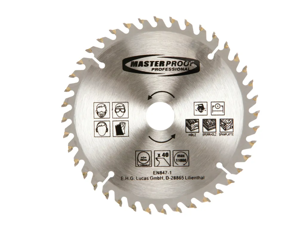 Disco Sega Circolare 140 mm 40Z in Widia - Alta Precisione per Falegnami