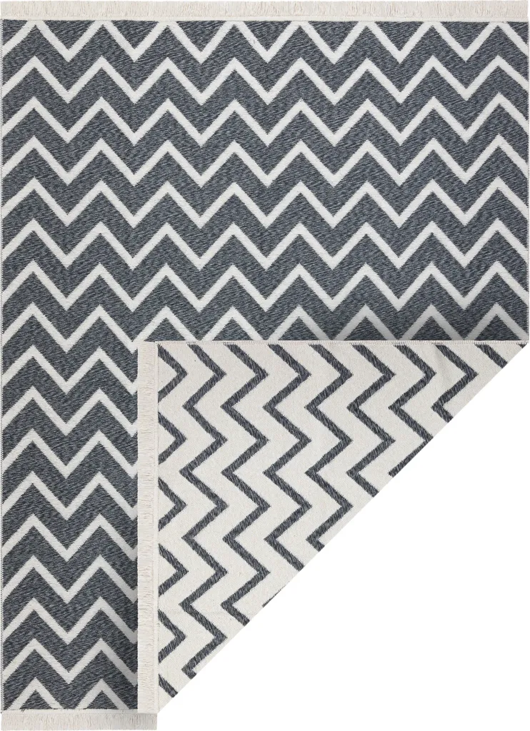 Tapis anti-poussière en coton réversible pour salon moderne 180x270