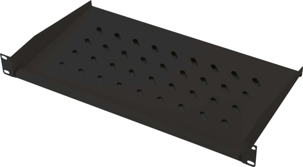 DIGITUS 19-inch legplank, 1 HE, vaste installatie, diepte: Productafbeelding 
