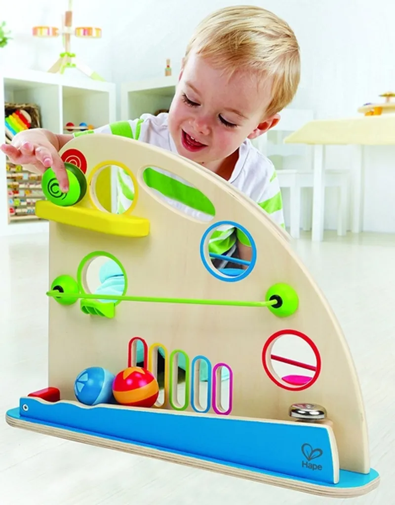 Hape E0430 Circuit de Billes Coloré en Bois Durable Early Explorer - 9