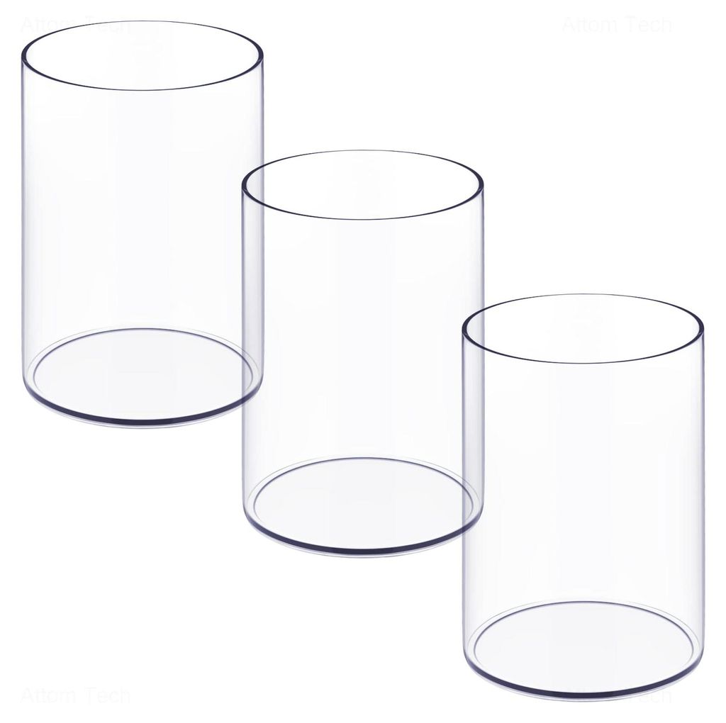 3-teiliges Set aus Acryl-Stifthalter, Pinselhalter und Schreibtisch-Organizer, perfekt für Zuhause, Schule und Büro.