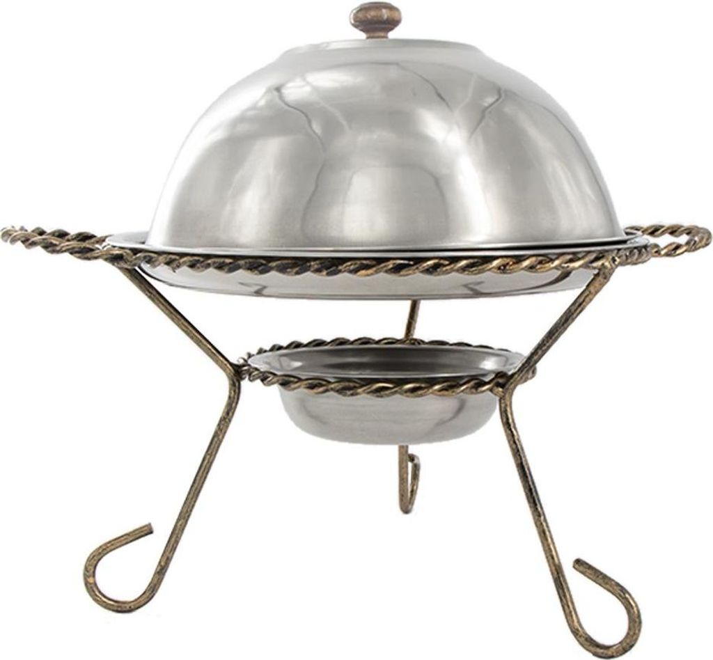 28 cm Sadzh-Set - Schaschlikwärmer Speisenwärmer für Grillgut Sadj