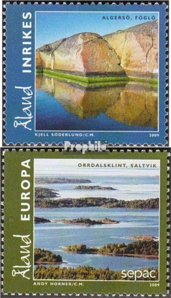 Briefmarken Finnland - Aland 2009 Mi 316-317 (kompl.Ausg.) postfrisch Landschaften
