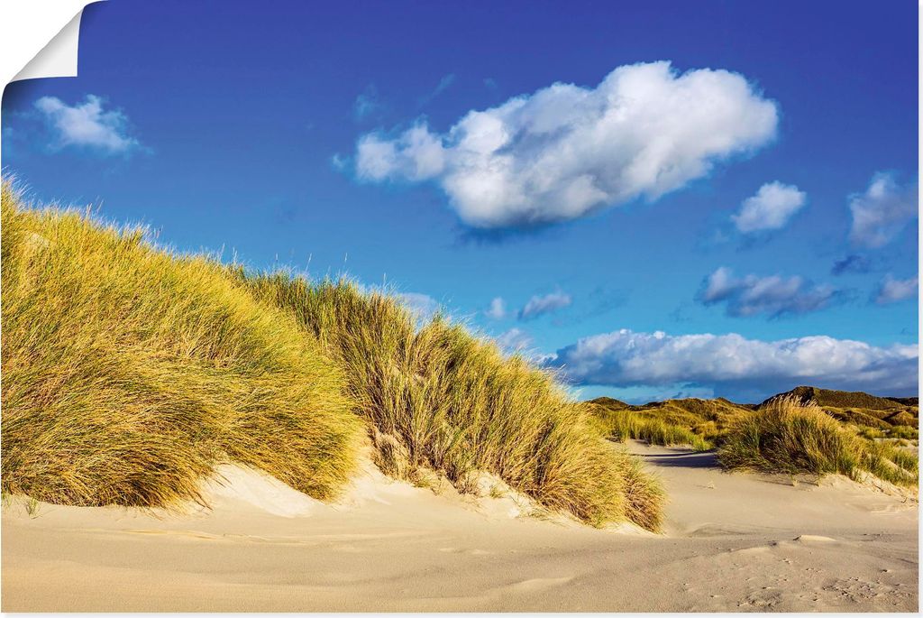 ARTland Poster Landschaft mit Dünen Insel Amrum Größe: 30x20 cm
