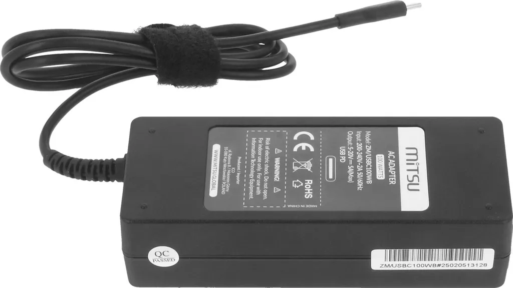 Adaptateur secteur USB-C 100W, chargeur rapide pour PC portable et Mac - 3