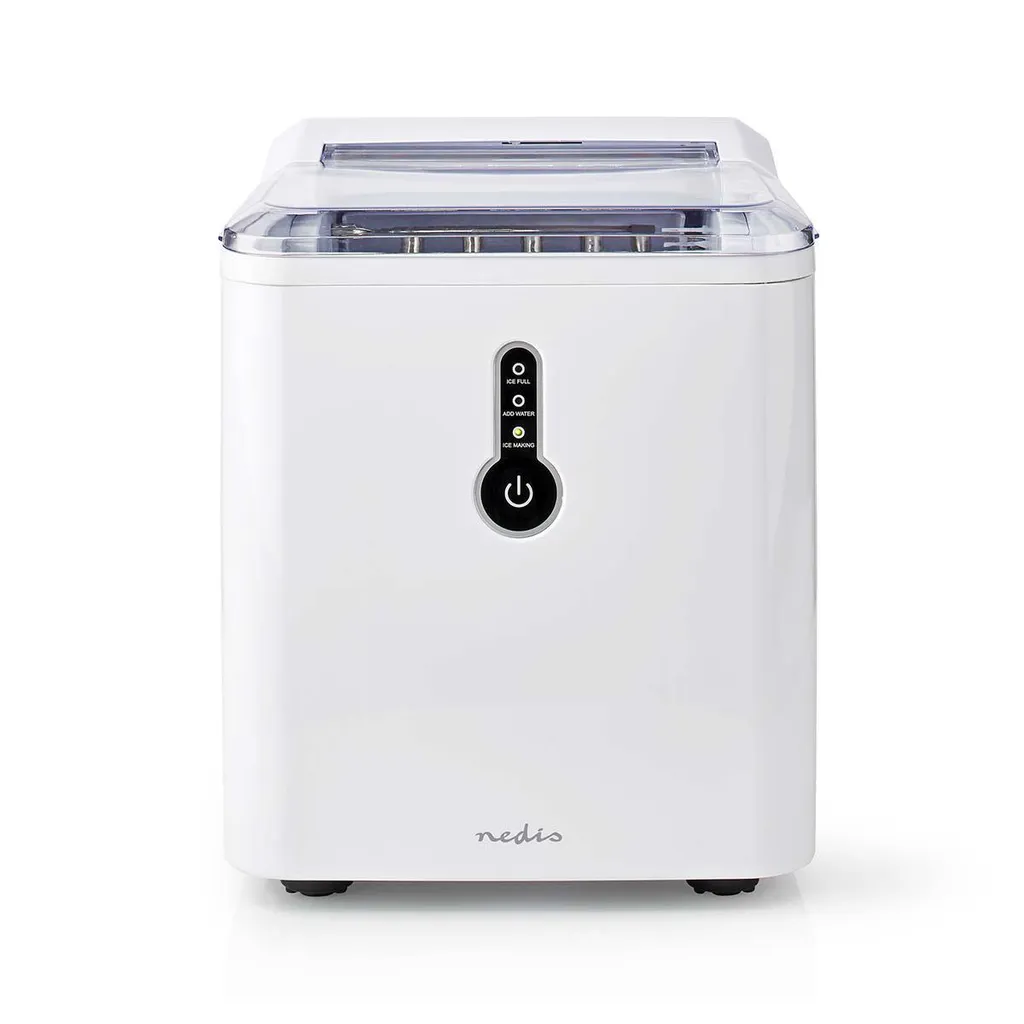 Machine à glaçons Nedis 1.5 l 12 kg en plastique noir pour cuisine
