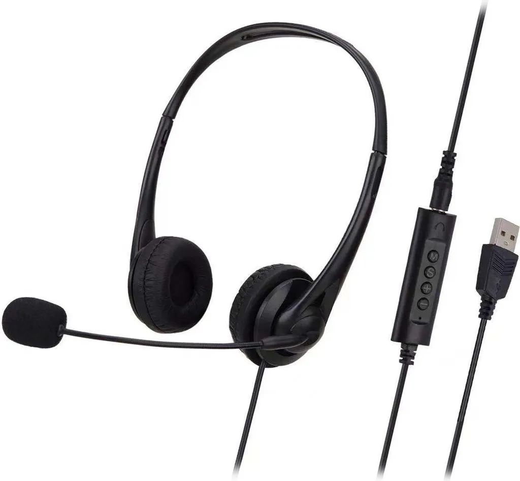Cuffie Office SY490MV con Microfono: Ideale per Smart Working e Call Center