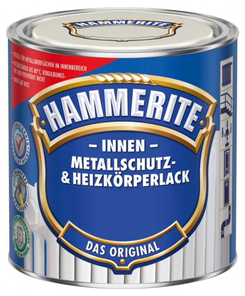 HAMMERITE Metallschutz- und Heizkörperlack glänzend weiß Produktbild 4