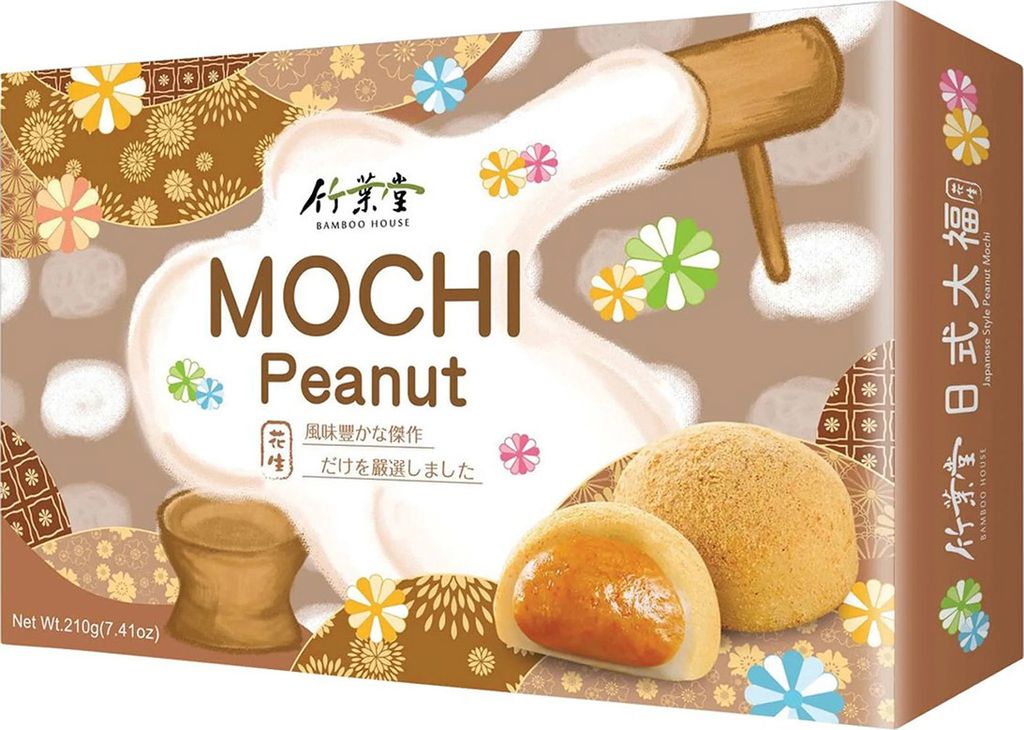 [ 210g ] Bamboo House Erdnuss Mochi | Peanut | Produktbild 