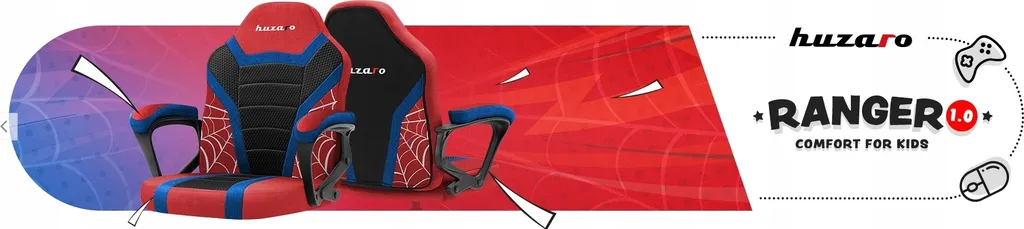Sedia Ergonomica Bambini Huzaro Ranger 1.0 | Ufficio e Gaming Spider - 28